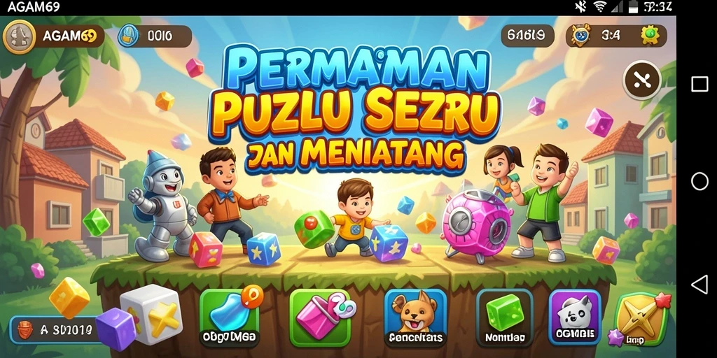 Screenshot AGAM69 menampilkan gameplay Puzzle yang seru dan menantang.