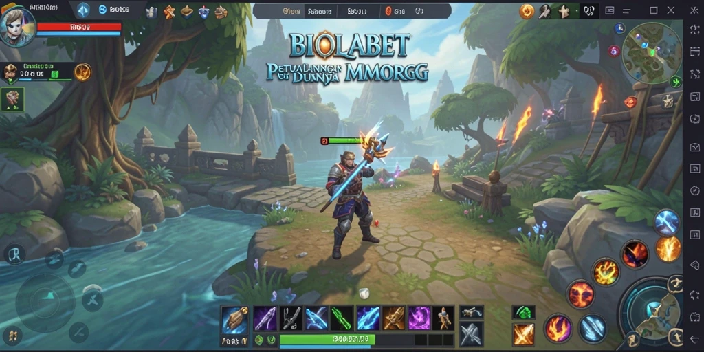 Tangkapan layar utama <strong>BIOLABET</strong> menampilkan aksi pertempuran seru di dunia MMORPG.
