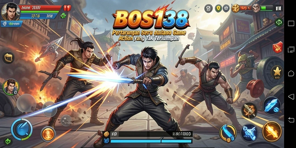 Tampilan gameplay BOS138 yang intens dan menegangkan.