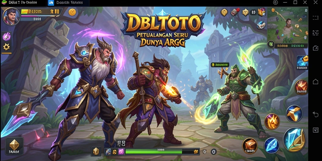 Tampilan menakjubkan dari aksi petualangan di DBLTOTO.