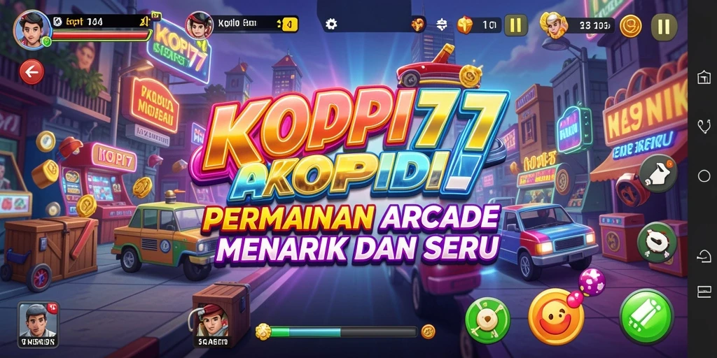 Tampilan menarik dari gameplay intens KOPI77 yang seru.