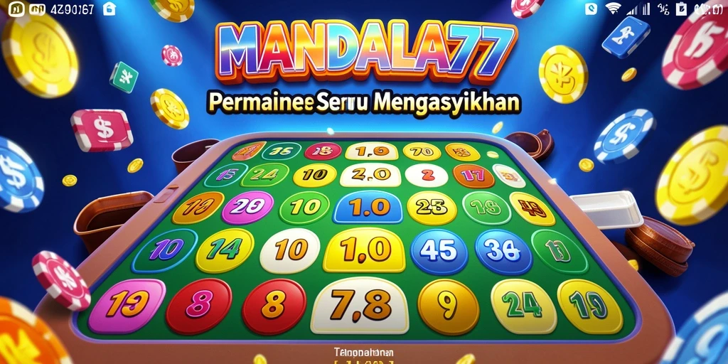 Tampilan gameplay Bingo yang mendebarkan dalam MANDALA77.