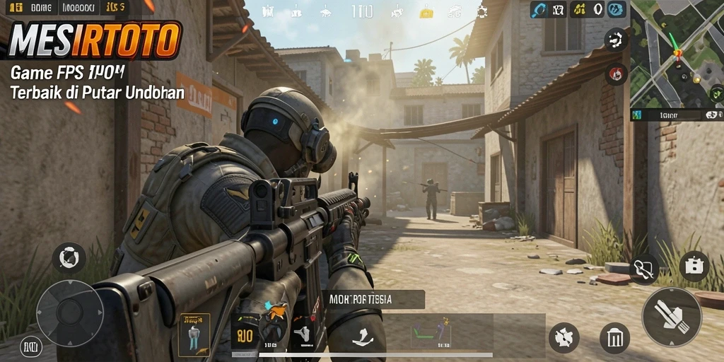 Gameplay mendebarkan dalam MESIRTOTO dengan aksi tembak-menembak intens.