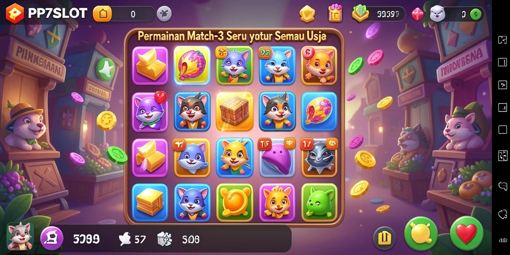 Gameplay PP7SLOT yang menarik dengan level-level menantang.