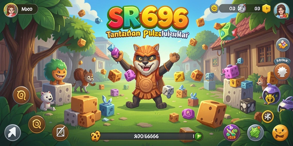 Gameplay menantang SR6666 yang penuh teka-teki menarik.