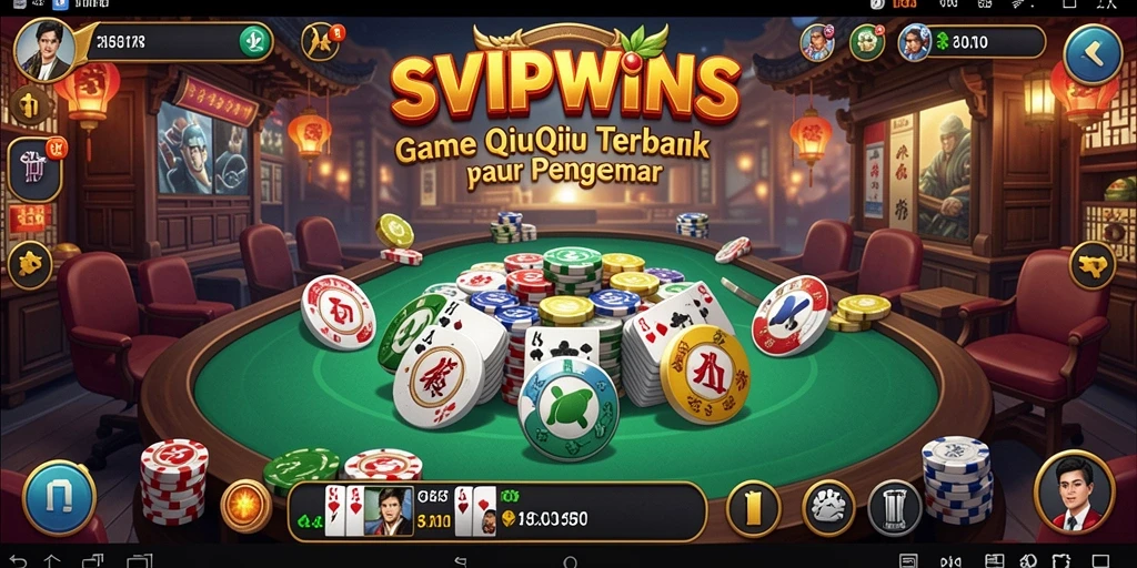Menampilkan gameplay seru dari SVIPWINS QiuQiu.