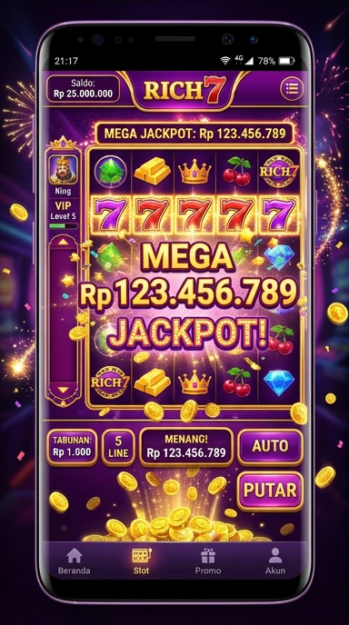 Screenshot fitur download cepat di aplikasi rich7.
